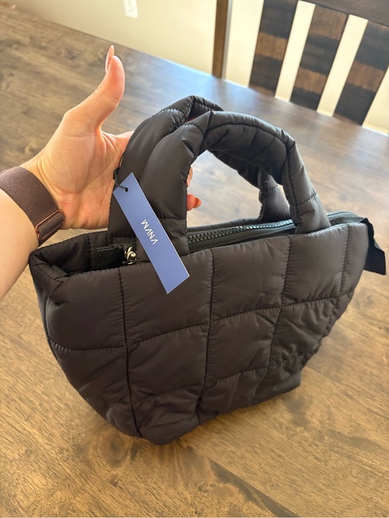 Handbags - NWT Black Quilted Mini Puffer Bag
